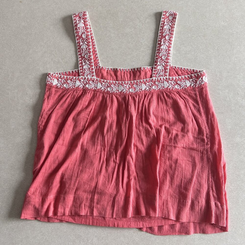 RARE Coral Embroidered Tank ASO Princess Protection Program - Picture 3 of 5